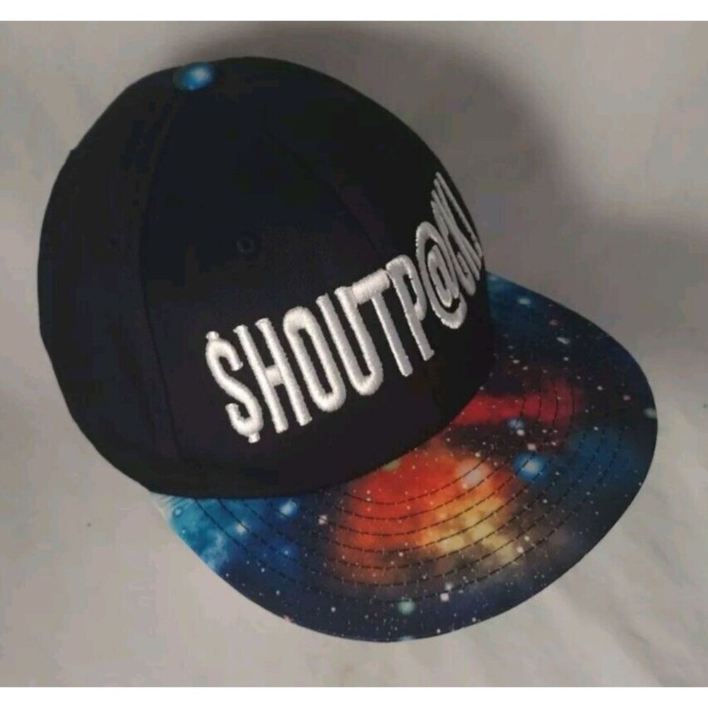 Charlotte NC SHOUTPACK Galaxy Brim Adjustable Snapback Hat/Cap-EXCELLENT!